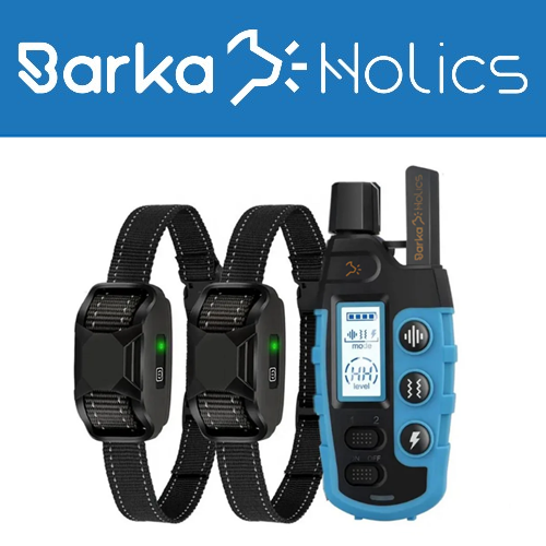 BARKAHOLICS® RS2 Remote Dog Training E-Collar 1000m 1-2 Dogs