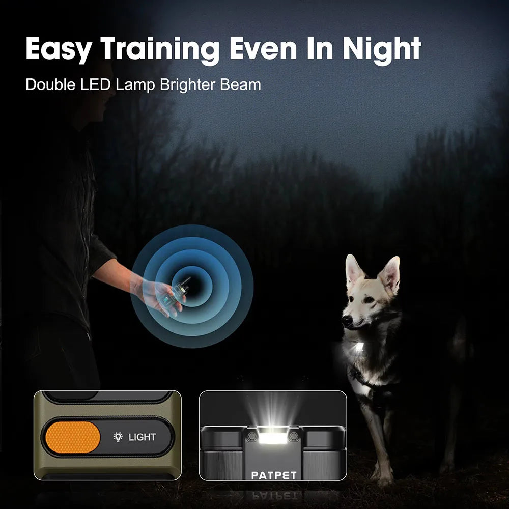 PETRAINER® PET625 Remote Dog Training E-Collar 1600m 1-2 Dogs