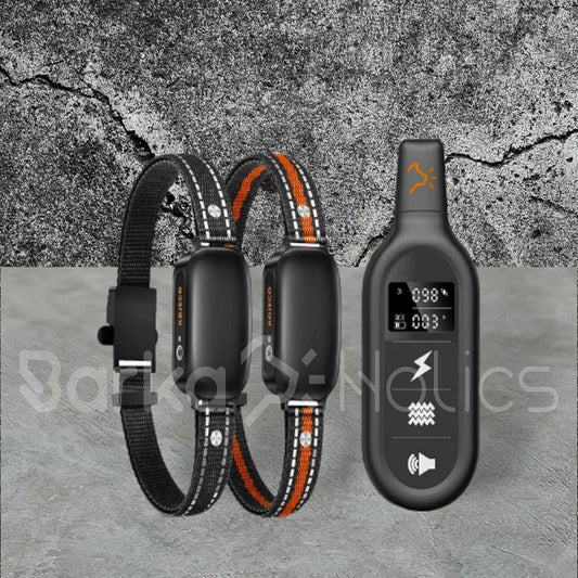 BARKAHOLICS® BH521R Remote Dog Training Shock Collar 1-2 Dogs 1000m S/M/L - BARKAHOLICS®
