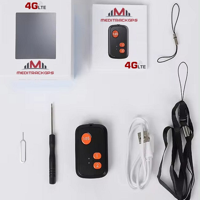 MediTrackGPS® MT51 Personal GPS Tracker Medical Alarm Pendant 4G