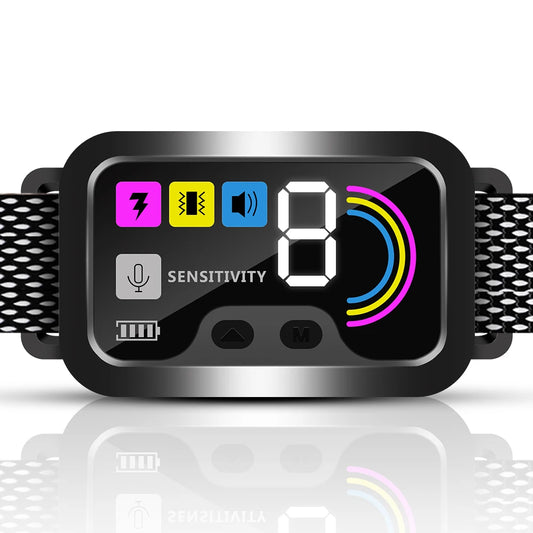 PETRAINER® PET657 Intelligent Bark Control Shock Collar S/M/L - BARKAHOLICS®