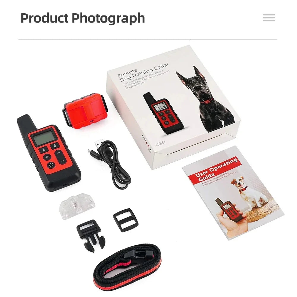 PETRAINER® PET150 Remote Dog Training E-Collar 500m 1-2 Dogs