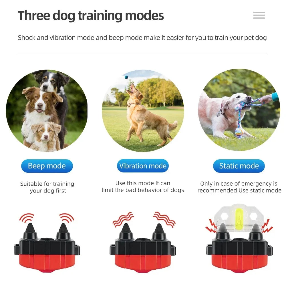 PETRAINER® PET150 Remote Dog Training E-Collar 500m 1-2 Dogs