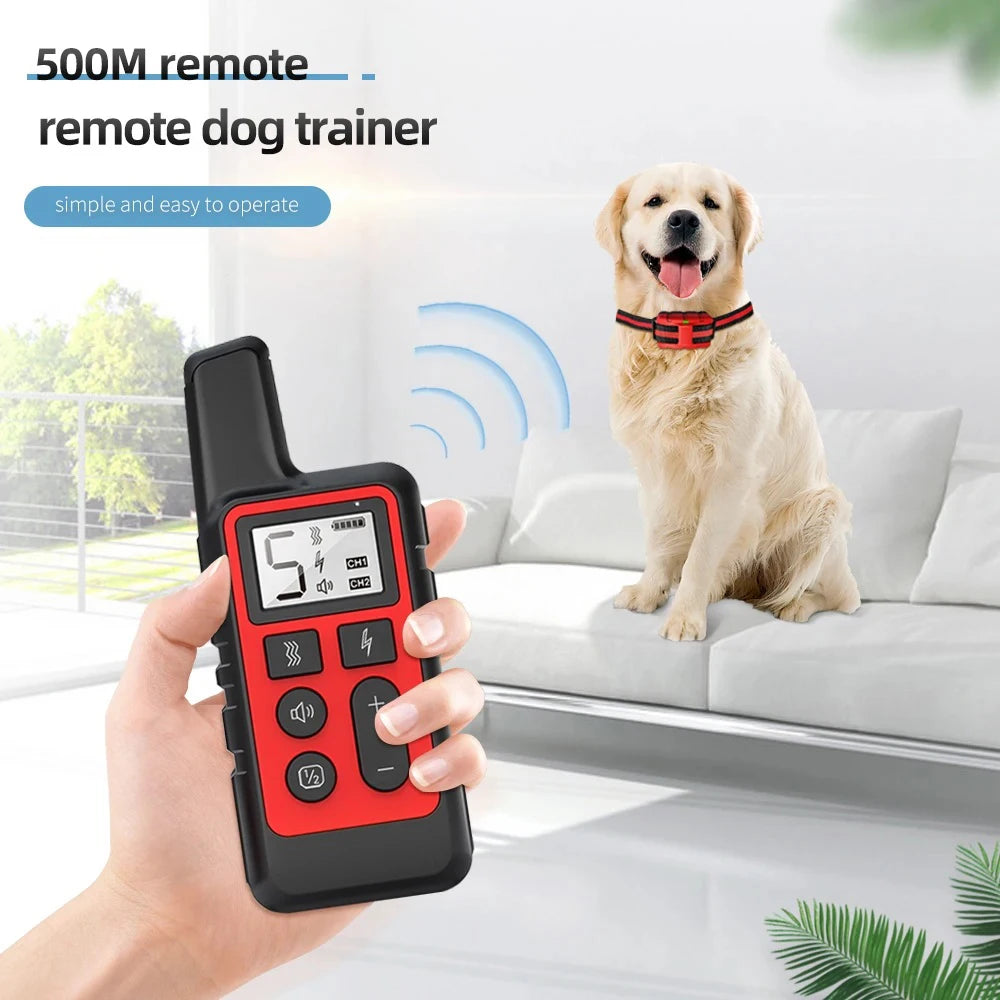 PETRAINER® PET150 Remote Dog Training E-Collar 500m 1-2 Dogs