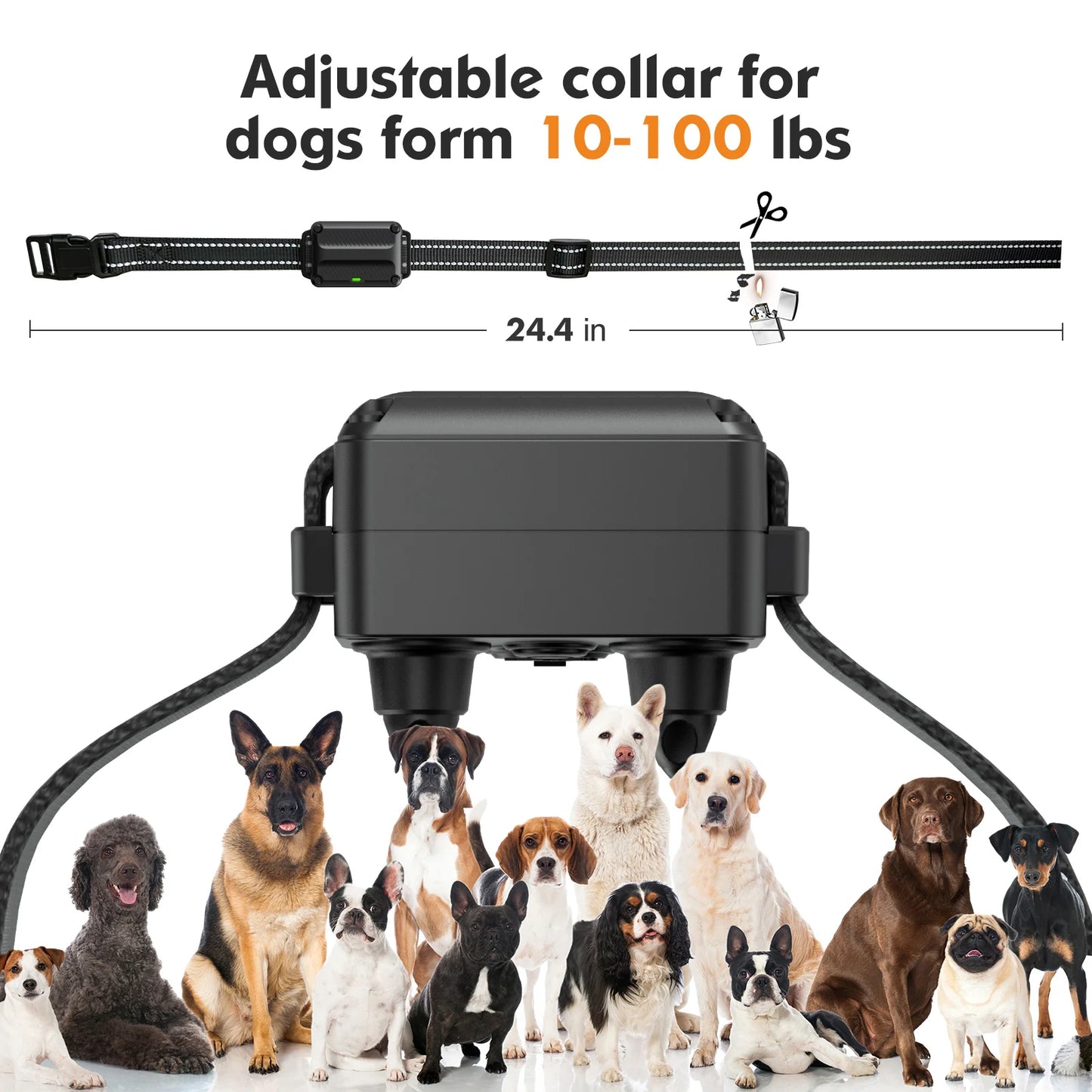 PETRAINER® PET500 Remote Dog Training E-Collar 600m 1-2 Dogs