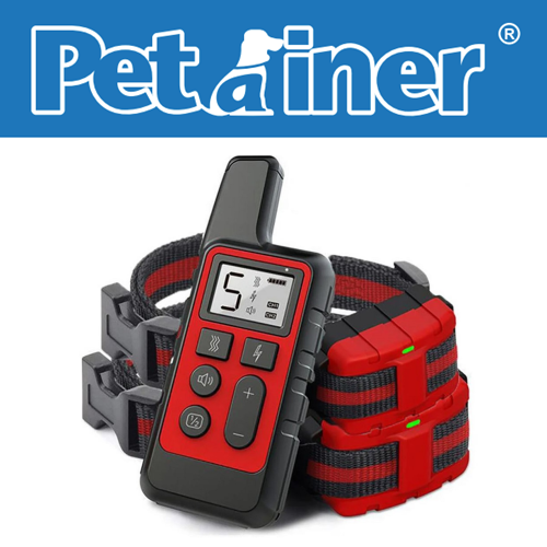 PETRAINER® PET150 Remote Dog Training E-Collar 500m 1-2 Dogs